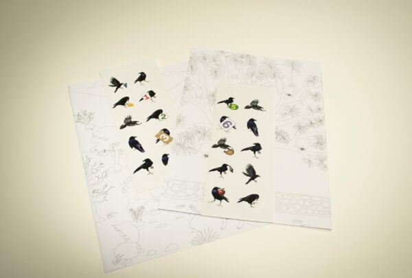 Ravens activity sheet & stickers