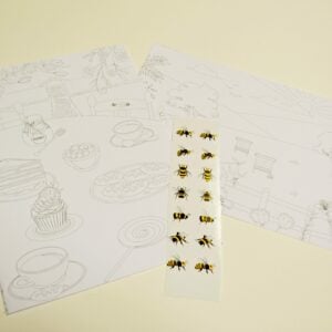 Bees activity sheet & stickers